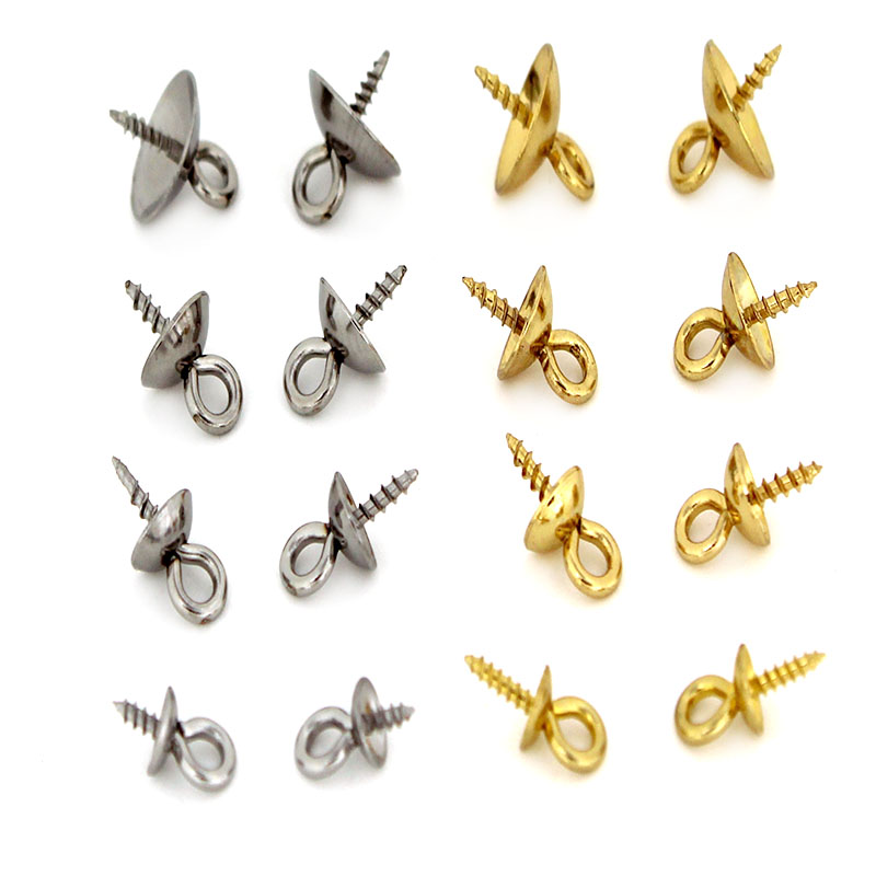 Jewelry Making Pieces - 20Pcs Stainless Steel Clasps Hook Screw