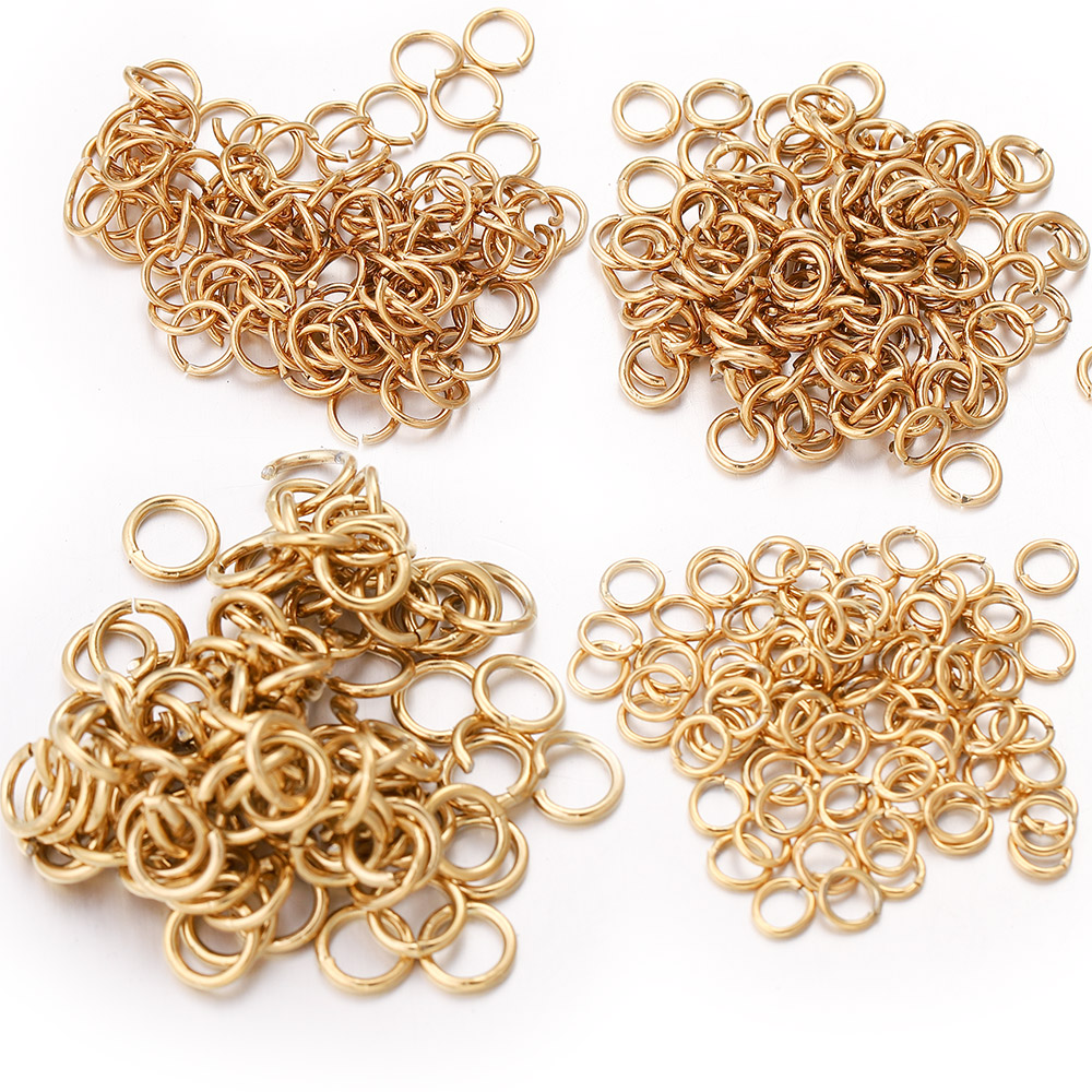 Bộ 100 Rất Nhiều 4 6 8 10Mm Th - đánh giá và giá Jump Ring Assorted