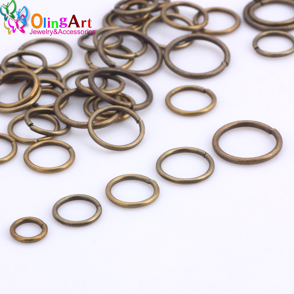 OlingArt Mạ Đồng Nhảy Vòng 6Mm - đánh giá và giá Jump Ring Assorted