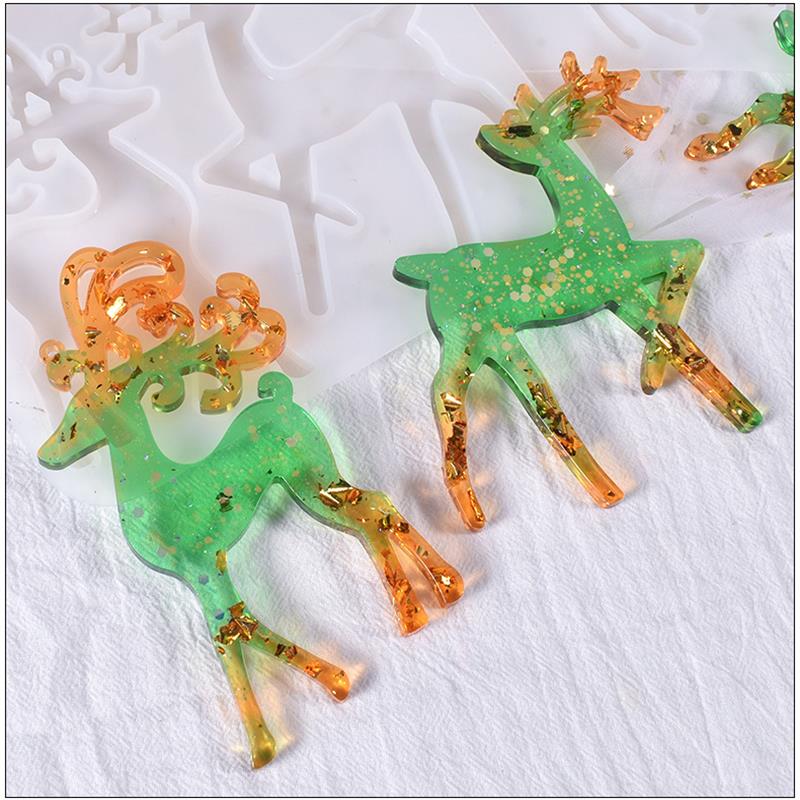 Christmas Elk Epoxy Resin Mold - đánh giá và giá Jewelry Making Tools And Supplies
