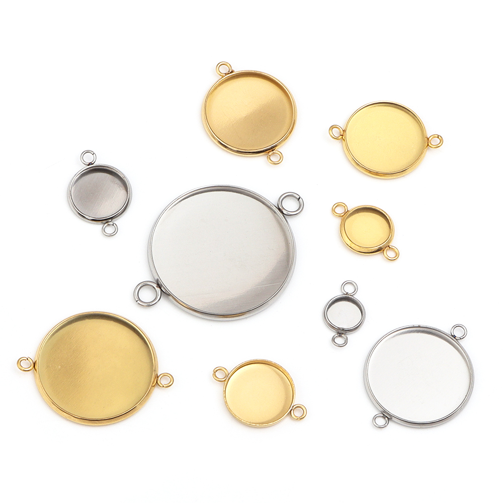 10pcs 6-30mm Round Stainless S - đánh giá và giá Pendant Blank Bezel