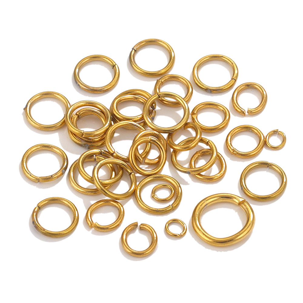 100pcs Gold Plated Stainless S - đánh giá và giá Jump Ring Assorted