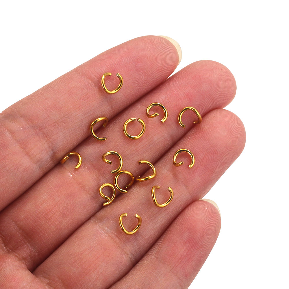 100pcs Gold Plated Stainless S - đánh giá và giá Jump Ring Assorted