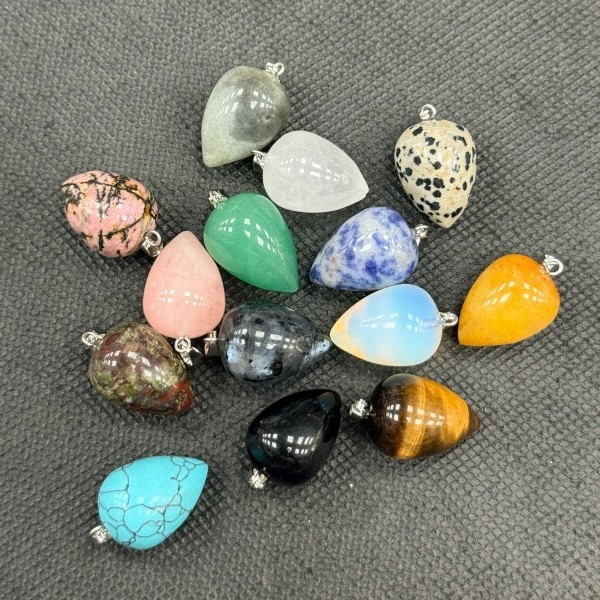 10pcs Round Teardrop Natural S - đánh giá và giá Jewelry Making Michaels