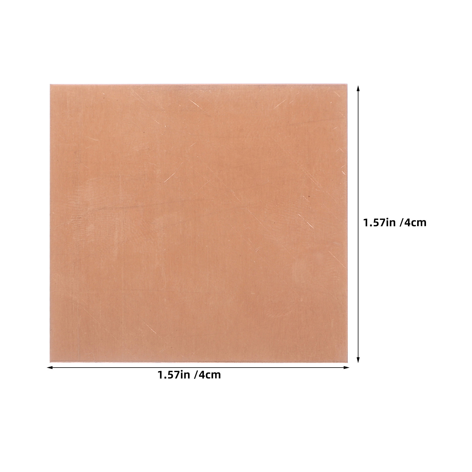 4Pcs Copper Craft Plates Pure  - đánh giá và giá Jewelry Making Tools And Supplies