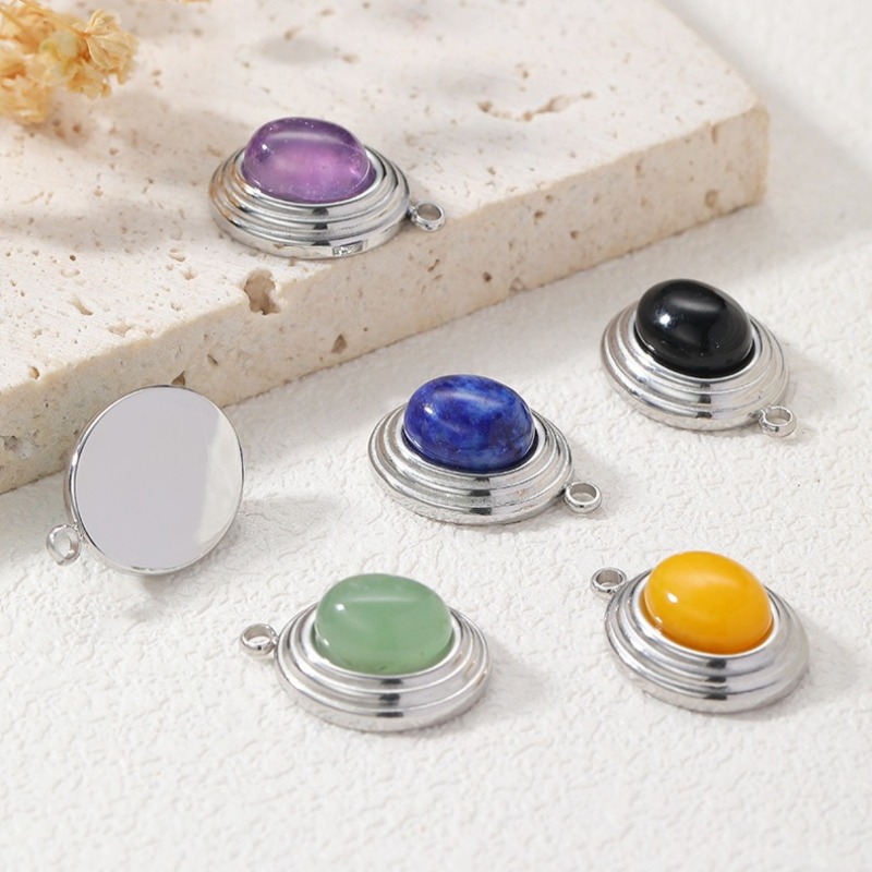 6pcs Simple Luxury Natural Sto - đánh giá và giá Jewelry Making Michaels