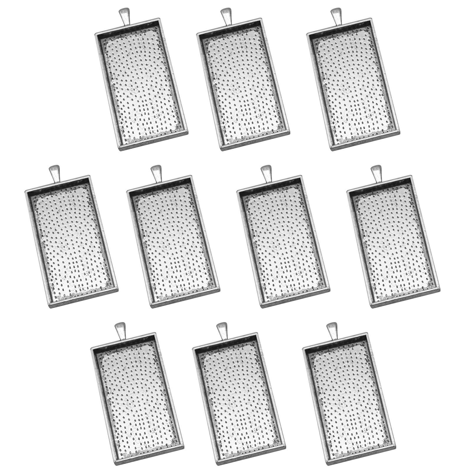 10Pcs Alloy Pendant Trays Vint - đánh giá và giá Pendant Blank Bezel