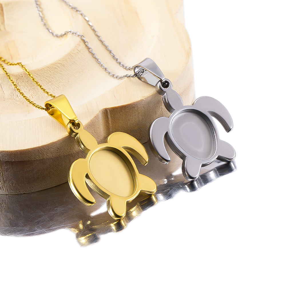 1pc 5pcs Stainless Steel Gold  - đánh giá và giá Pendant Blank Bezel